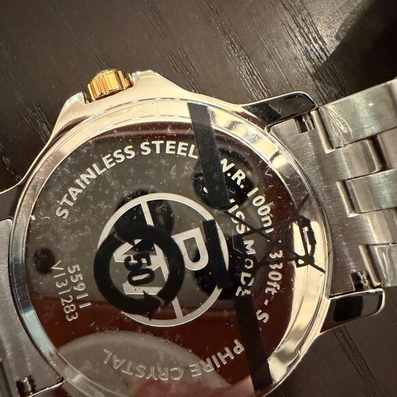 Raymond Weil Tango Blue Dial Two-tone Men's Watch - 5591-STP-50001 ($1475 MSRP) - Picture 5 of 6